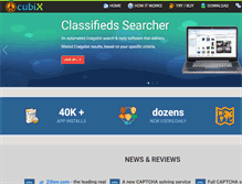 Tablet Screenshot of cubixsolutions.com